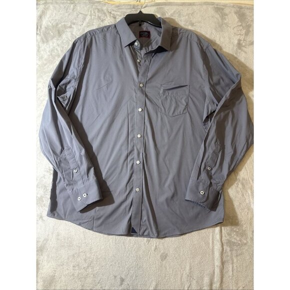 Men’s Untuckit Button Up Shirt Gray XX- Large xxl - Picture 3 of 9